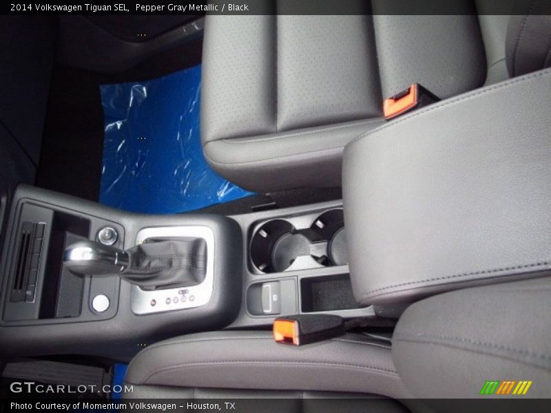 Pepper Gray Metallic / Black 2014 Volkswagen Tiguan SEL