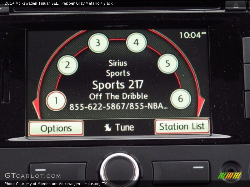 Pepper Gray Metallic / Black 2014 Volkswagen Tiguan SEL