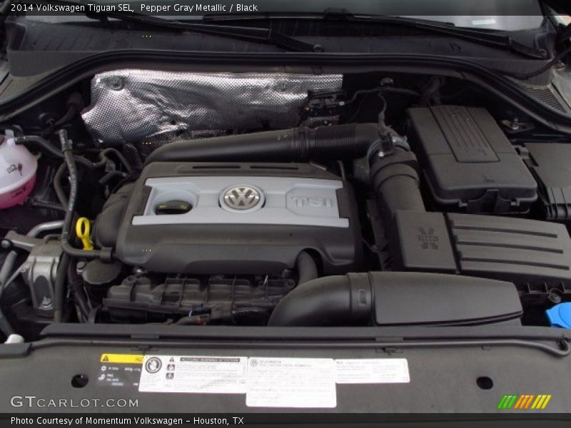 Pepper Gray Metallic / Black 2014 Volkswagen Tiguan SEL