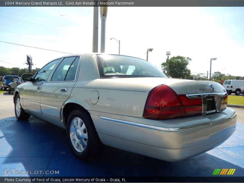 Gold Ash Metallic / Medium Parchment 2004 Mercury Grand Marquis LS