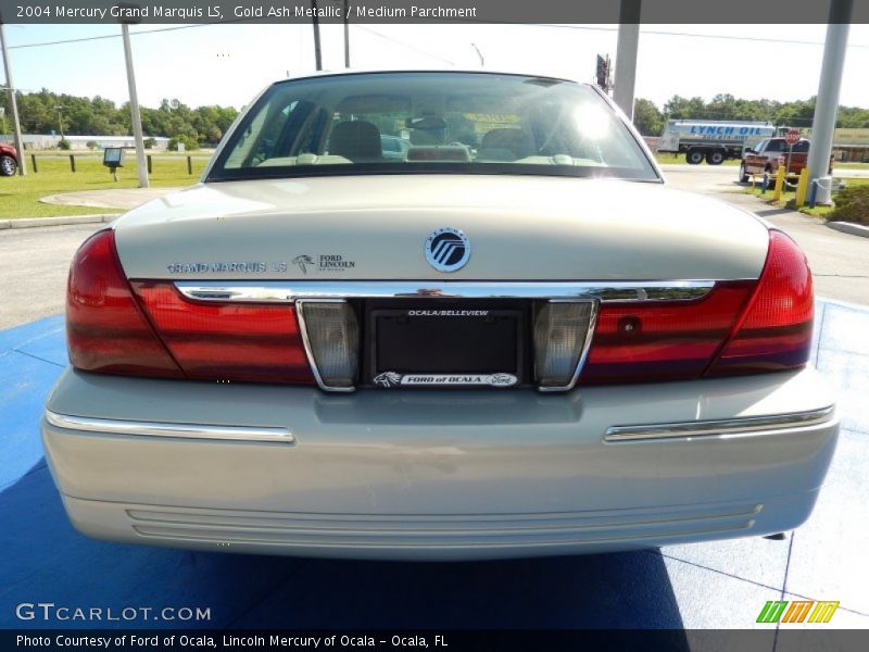 Gold Ash Metallic / Medium Parchment 2004 Mercury Grand Marquis LS