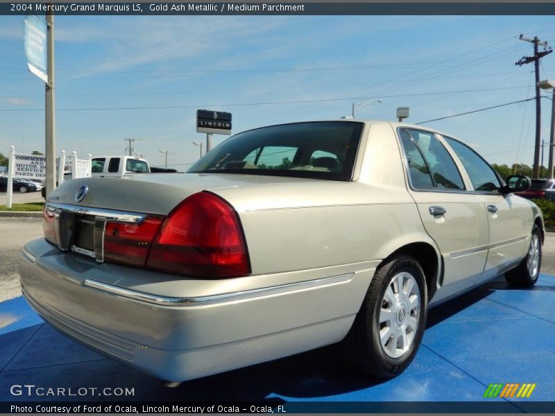 Gold Ash Metallic / Medium Parchment 2004 Mercury Grand Marquis LS