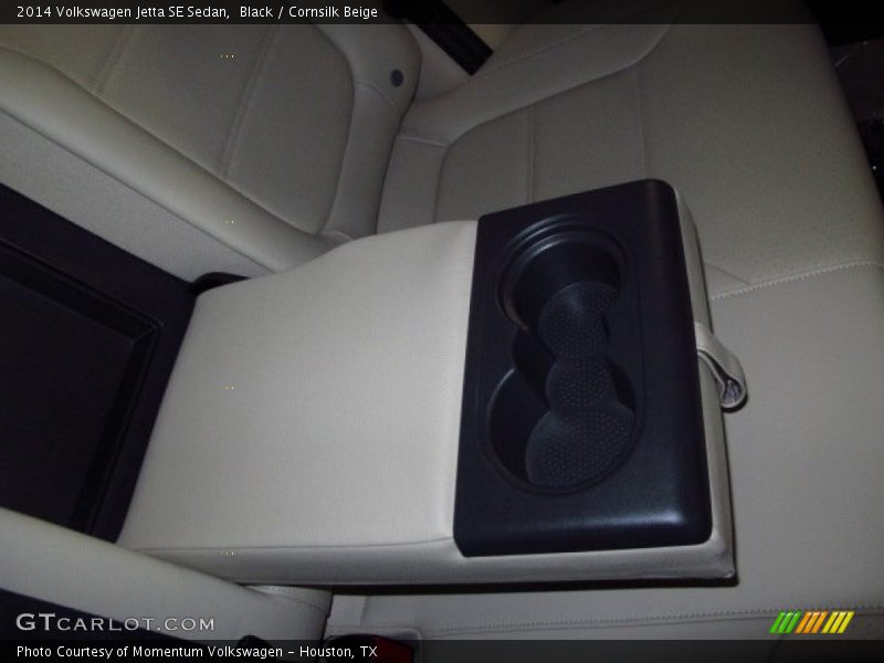 Black / Cornsilk Beige 2014 Volkswagen Jetta SE Sedan