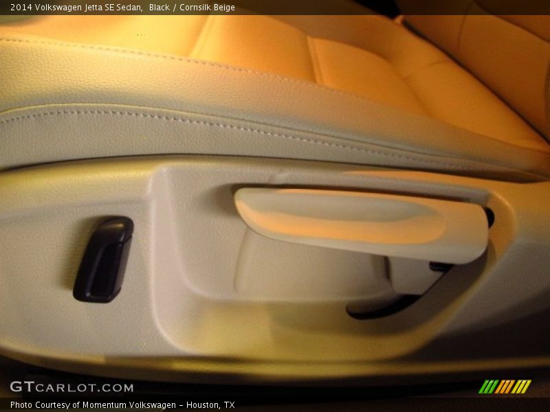 Black / Cornsilk Beige 2014 Volkswagen Jetta SE Sedan
