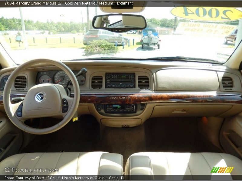 Gold Ash Metallic / Medium Parchment 2004 Mercury Grand Marquis LS