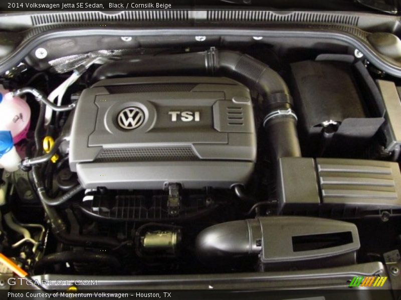 Black / Cornsilk Beige 2014 Volkswagen Jetta SE Sedan