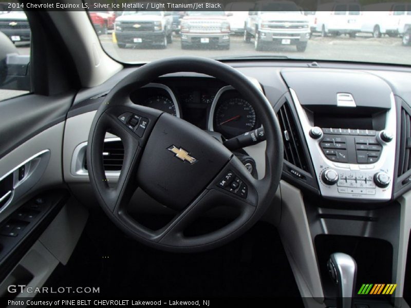 Silver Ice Metallic / Light Titanium/Jet Black 2014 Chevrolet Equinox LS