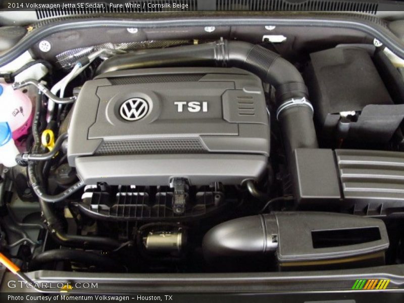 Pure White / Cornsilk Beige 2014 Volkswagen Jetta SE Sedan