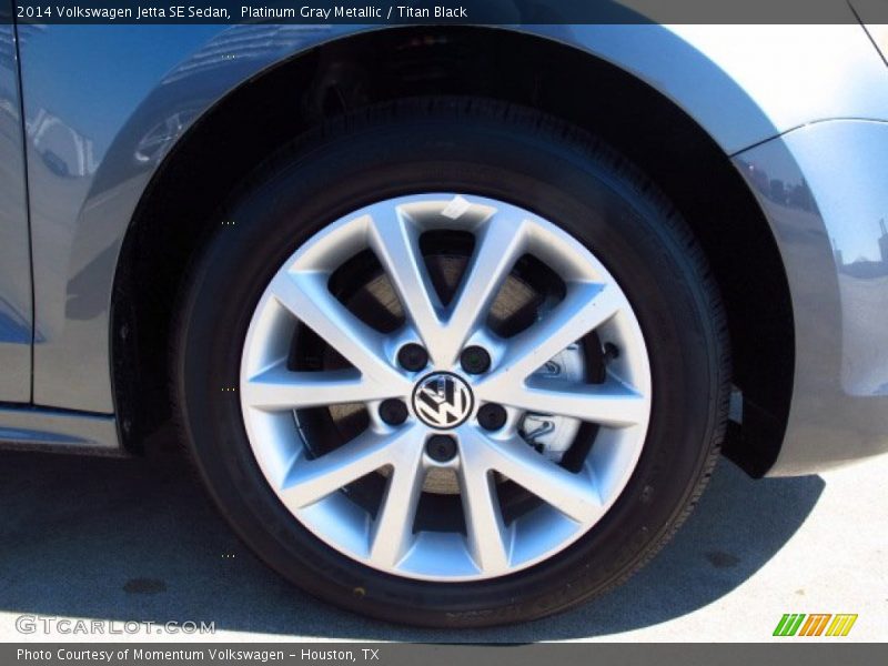 Platinum Gray Metallic / Titan Black 2014 Volkswagen Jetta SE Sedan