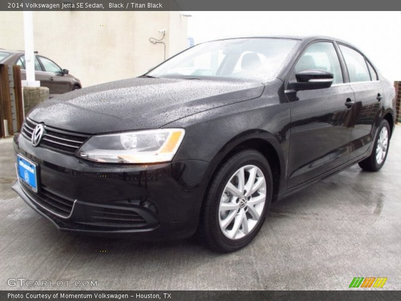 Black / Titan Black 2014 Volkswagen Jetta SE Sedan