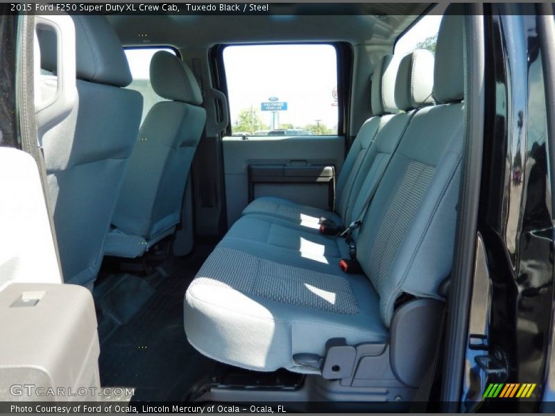 Rear Seat of 2015 F250 Super Duty XL Crew Cab