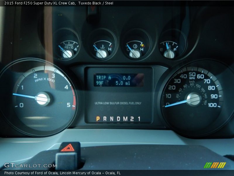  2015 F250 Super Duty XL Crew Cab XL Crew Cab Gauges