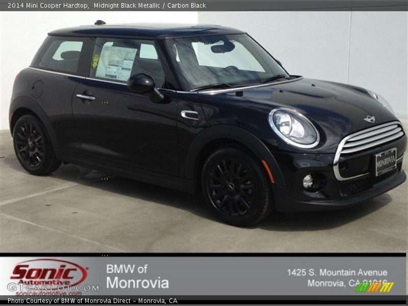 Midnight Black Metallic / Carbon Black 2014 Mini Cooper Hardtop