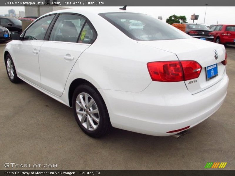 Pure White / Titan Black 2014 Volkswagen Jetta SE Sedan