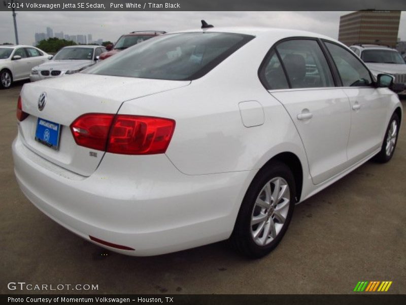 Pure White / Titan Black 2014 Volkswagen Jetta SE Sedan