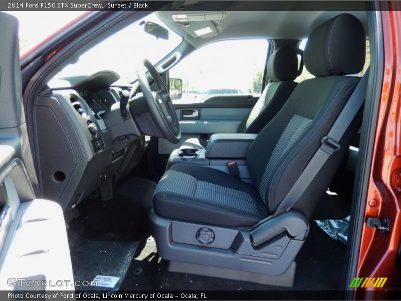Sunset / Black 2014 Ford F150 STX SuperCrew