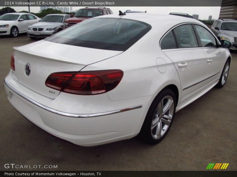 Candy White / Desert Beige/Black 2014 Volkswagen CC R-Line