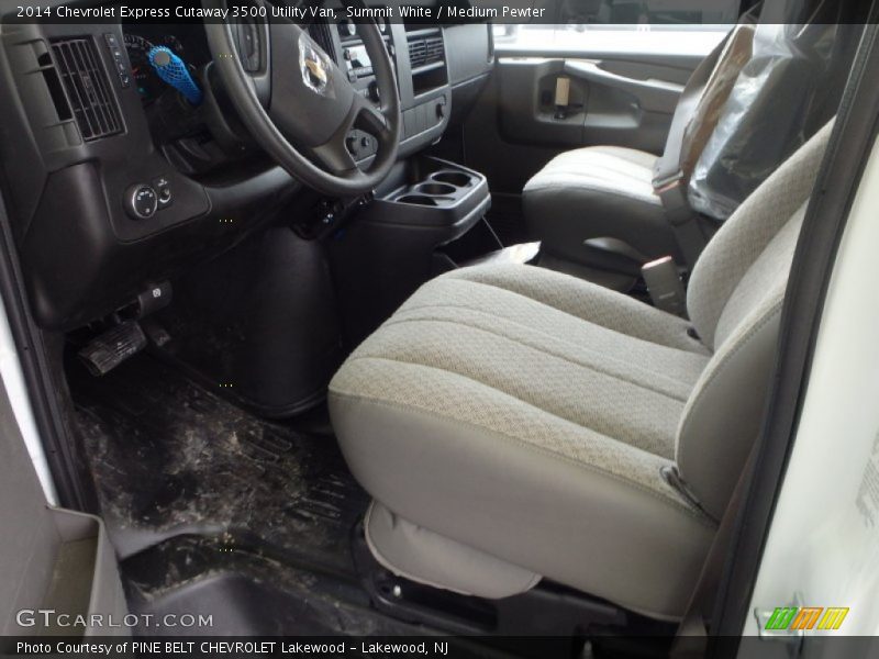 Summit White / Medium Pewter 2014 Chevrolet Express Cutaway 3500 Utility Van