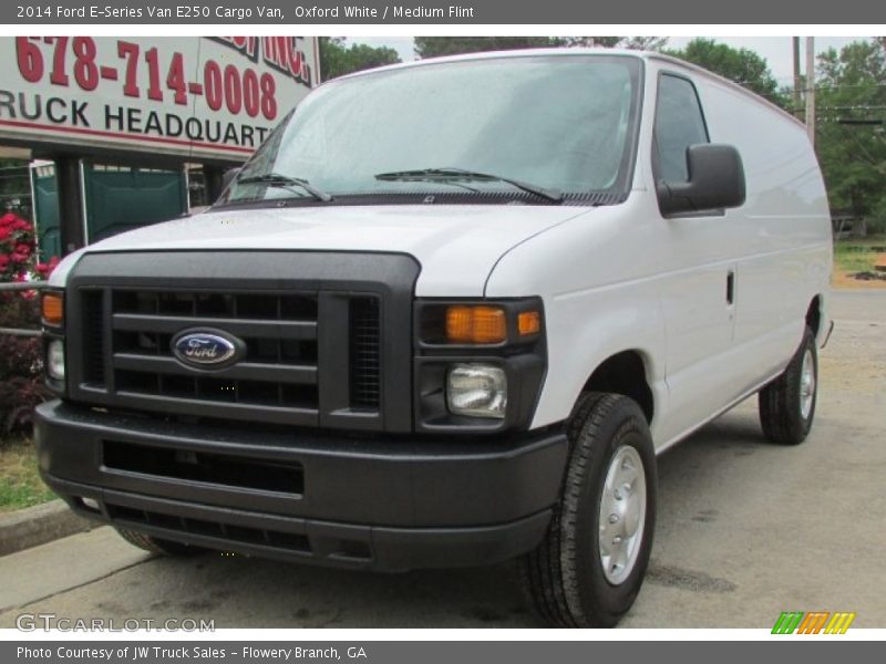 Oxford White / Medium Flint 2014 Ford E-Series Van E250 Cargo Van