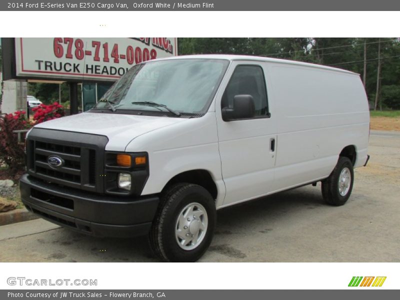 Oxford White / Medium Flint 2014 Ford E-Series Van E250 Cargo Van