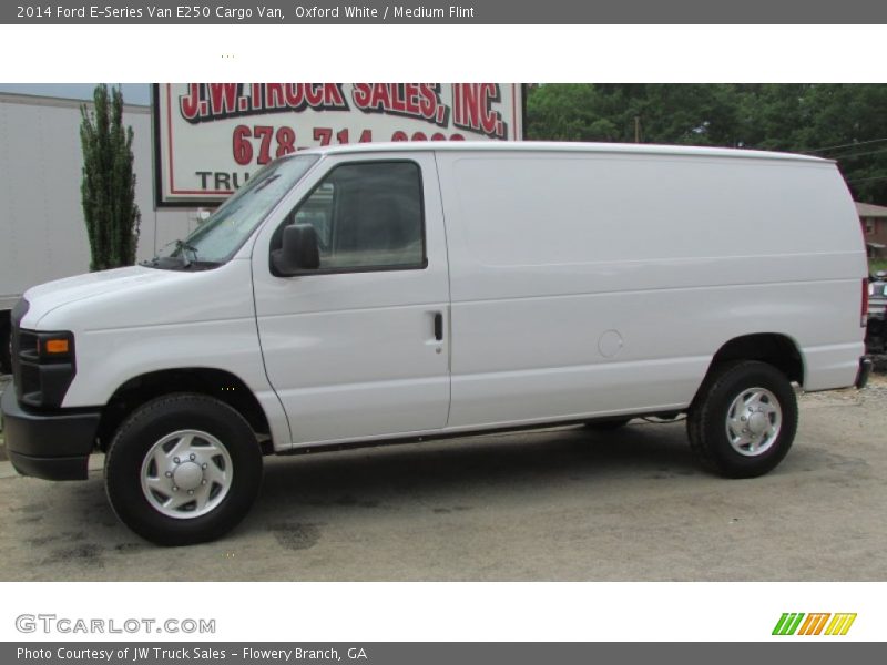 Oxford White / Medium Flint 2014 Ford E-Series Van E250 Cargo Van