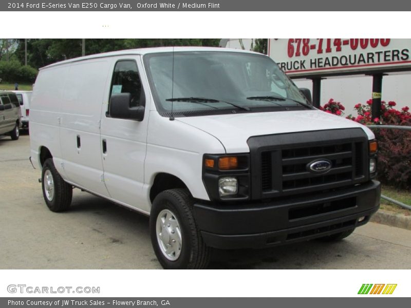 Oxford White / Medium Flint 2014 Ford E-Series Van E250 Cargo Van