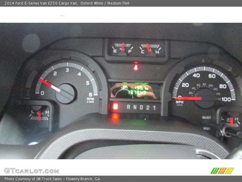 Oxford White / Medium Flint 2014 Ford E-Series Van E250 Cargo Van