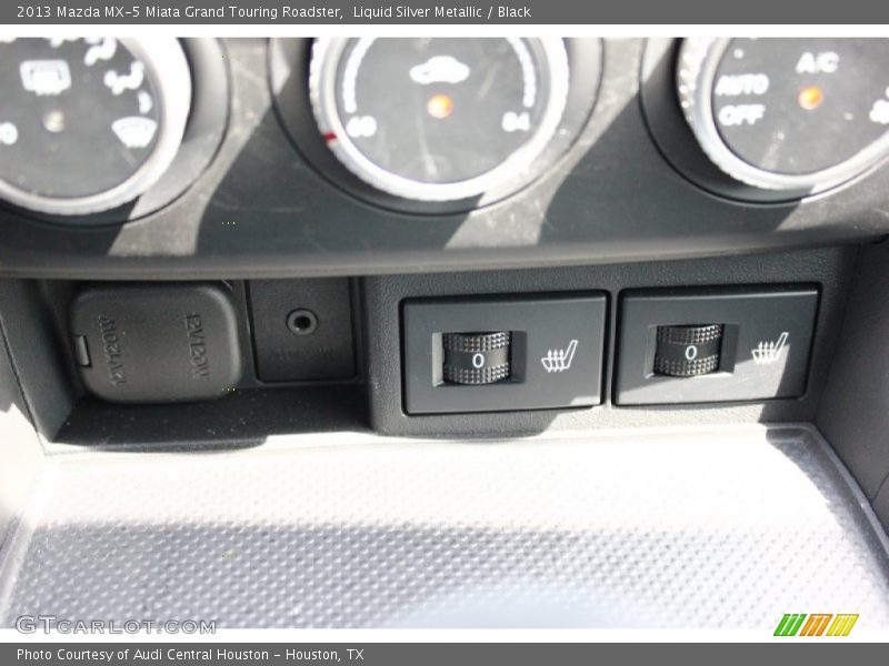 Liquid Silver Metallic / Black 2013 Mazda MX-5 Miata Grand Touring Roadster
