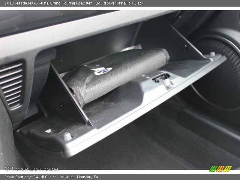 Liquid Silver Metallic / Black 2013 Mazda MX-5 Miata Grand Touring Roadster