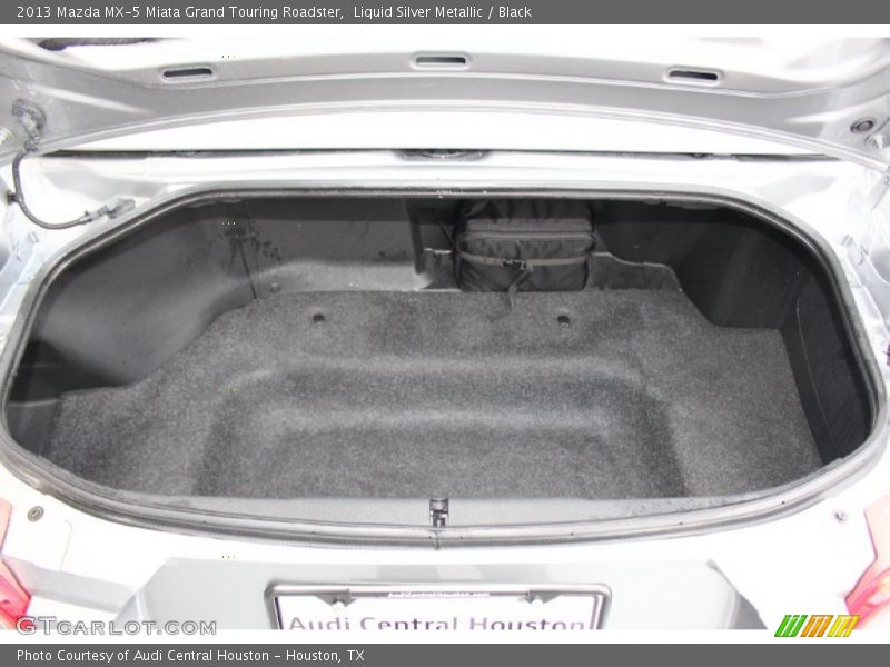 Liquid Silver Metallic / Black 2013 Mazda MX-5 Miata Grand Touring Roadster