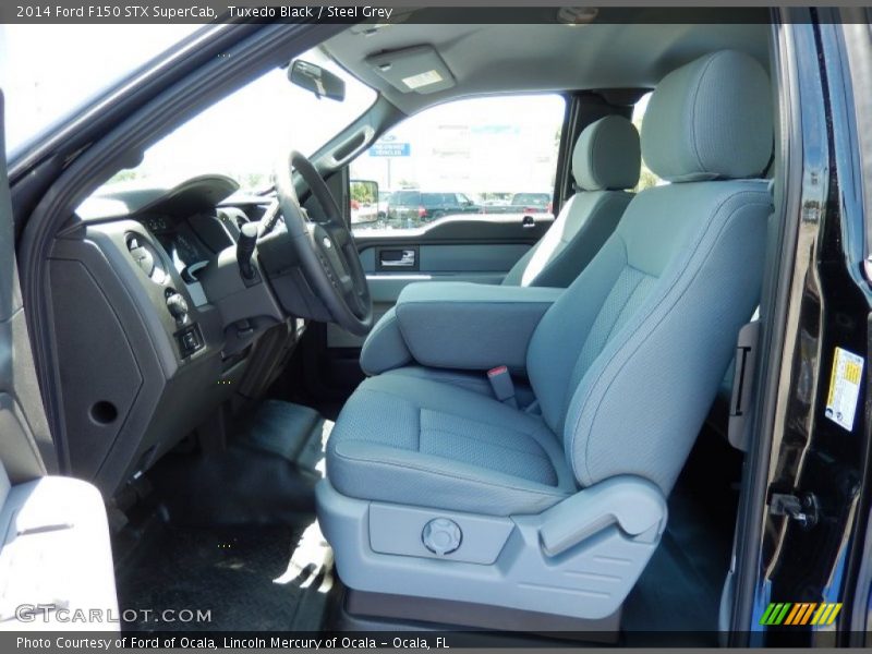  2014 F150 STX SuperCab Steel Grey Interior