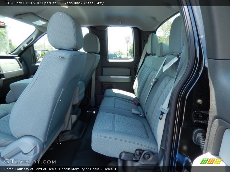 Rear Seat of 2014 F150 STX SuperCab