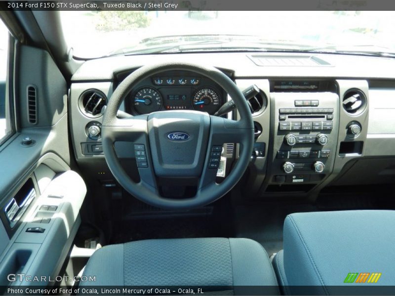 Tuxedo Black / Steel Grey 2014 Ford F150 STX SuperCab