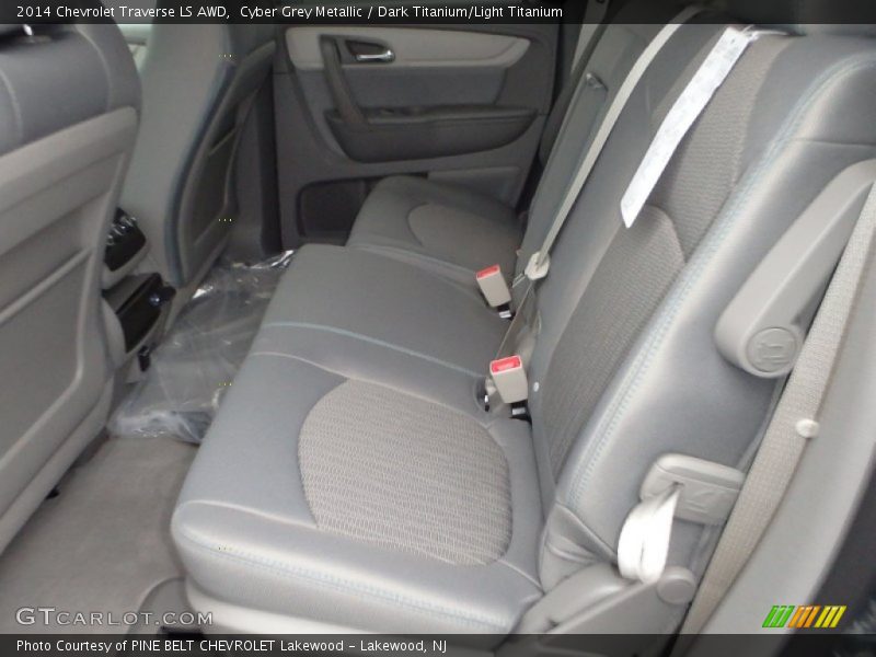 Cyber Grey Metallic / Dark Titanium/Light Titanium 2014 Chevrolet Traverse LS AWD