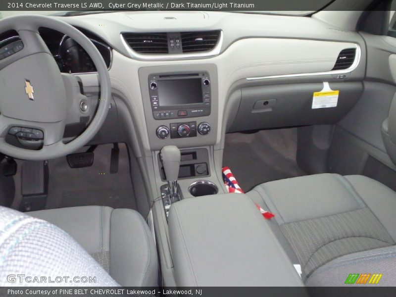 Cyber Grey Metallic / Dark Titanium/Light Titanium 2014 Chevrolet Traverse LS AWD