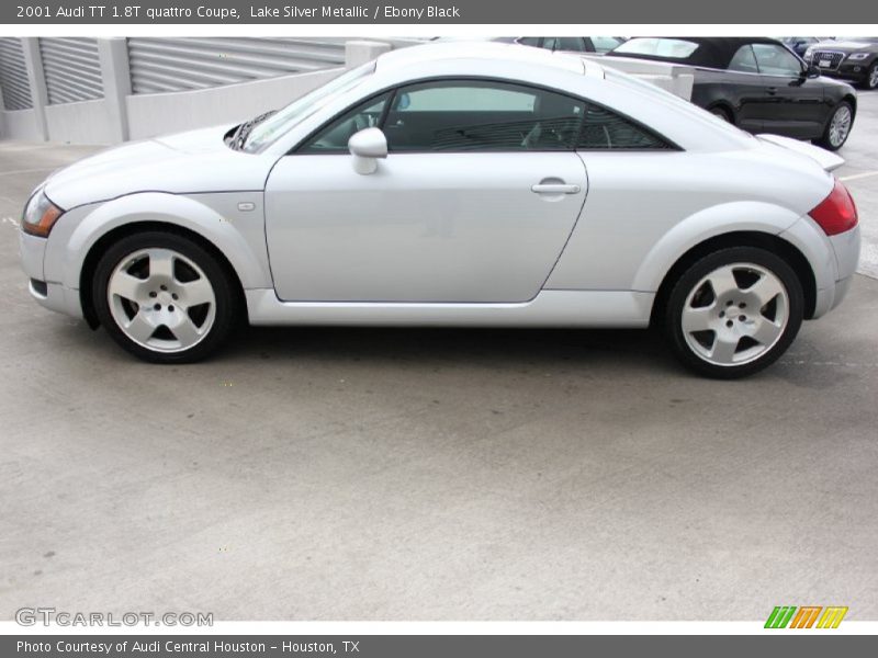 Lake Silver Metallic / Ebony Black 2001 Audi TT 1.8T quattro Coupe