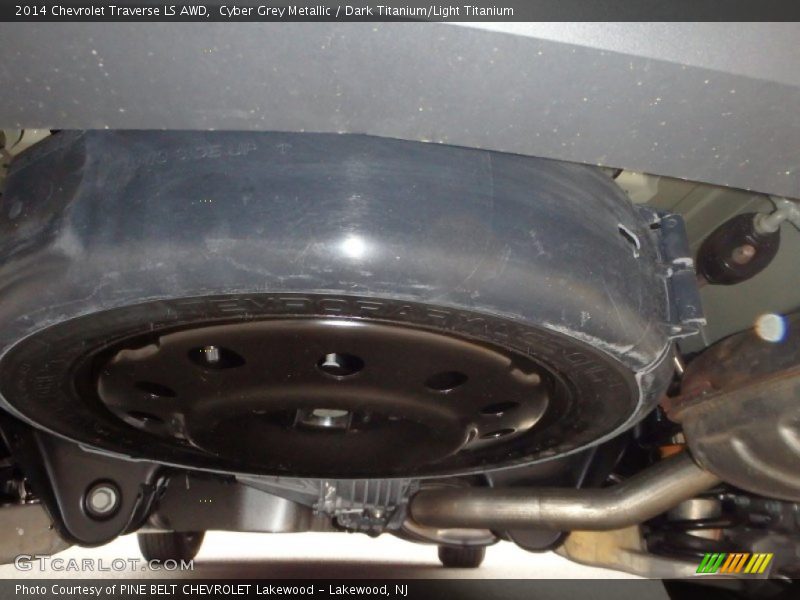 Cyber Grey Metallic / Dark Titanium/Light Titanium 2014 Chevrolet Traverse LS AWD
