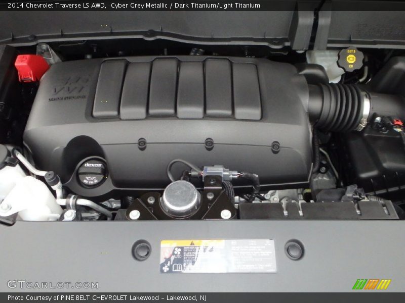 Cyber Grey Metallic / Dark Titanium/Light Titanium 2014 Chevrolet Traverse LS AWD