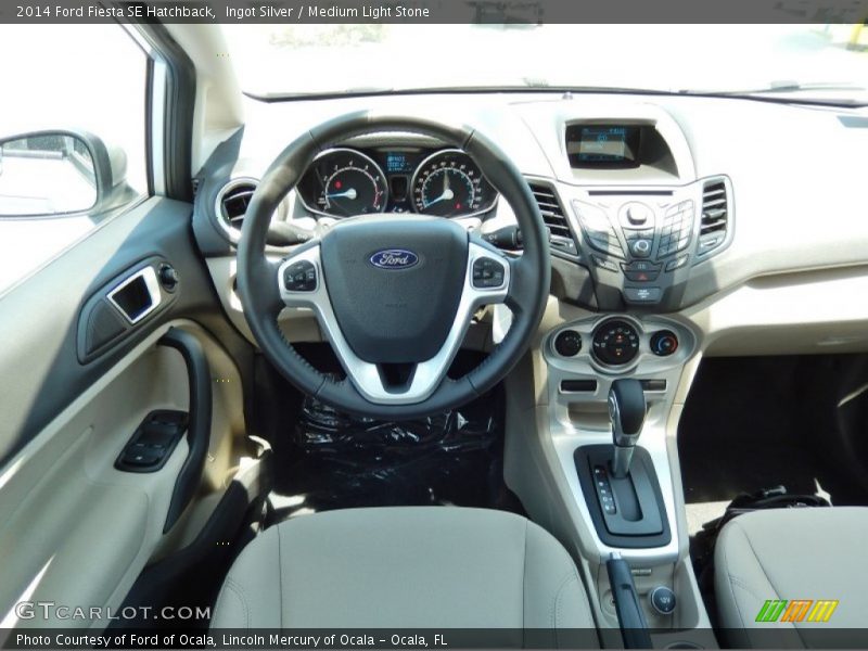 Ingot Silver / Medium Light Stone 2014 Ford Fiesta SE Hatchback