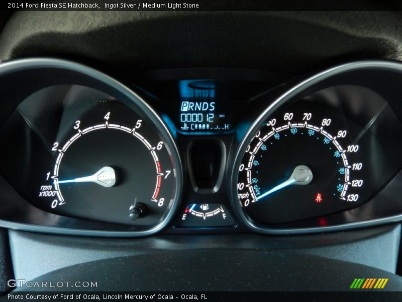 Ingot Silver / Medium Light Stone 2014 Ford Fiesta SE Hatchback