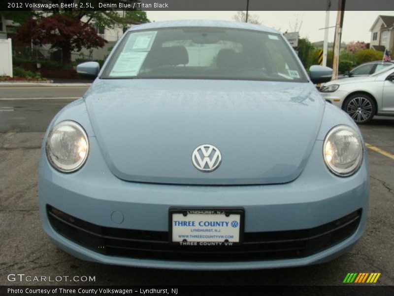 Denim Blue / Titan Black 2012 Volkswagen Beetle 2.5L