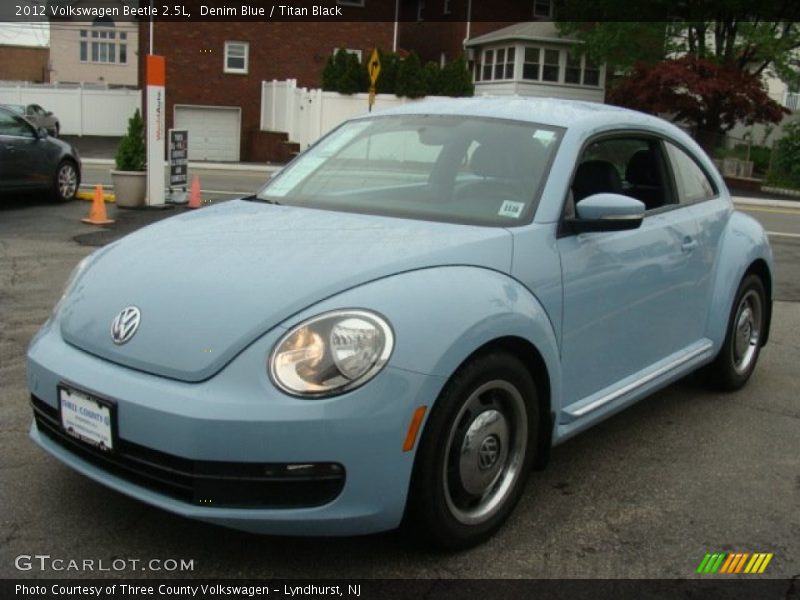 Denim Blue / Titan Black 2012 Volkswagen Beetle 2.5L