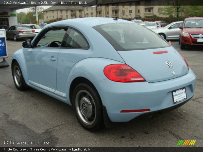 Denim Blue / Titan Black 2012 Volkswagen Beetle 2.5L