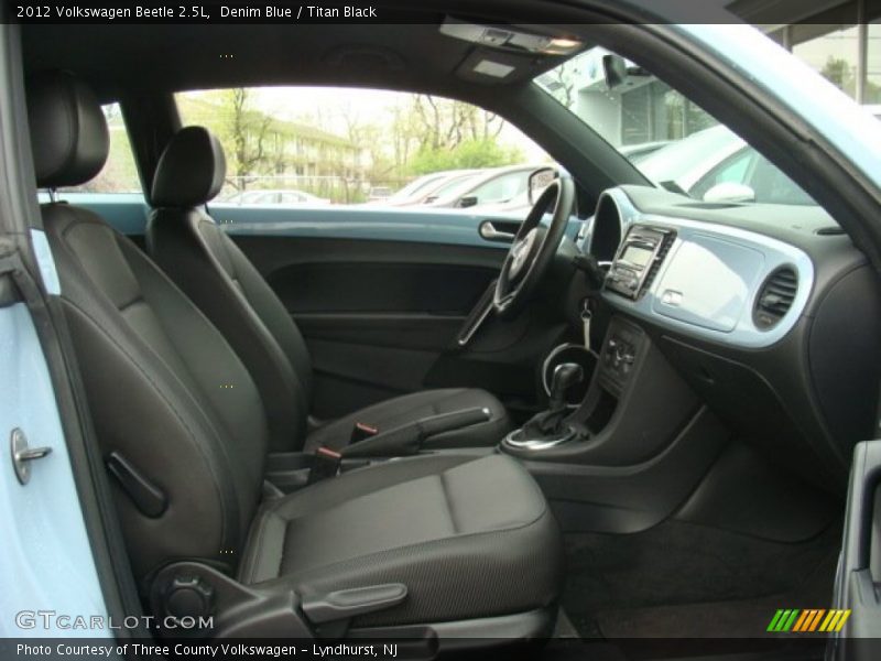 Denim Blue / Titan Black 2012 Volkswagen Beetle 2.5L
