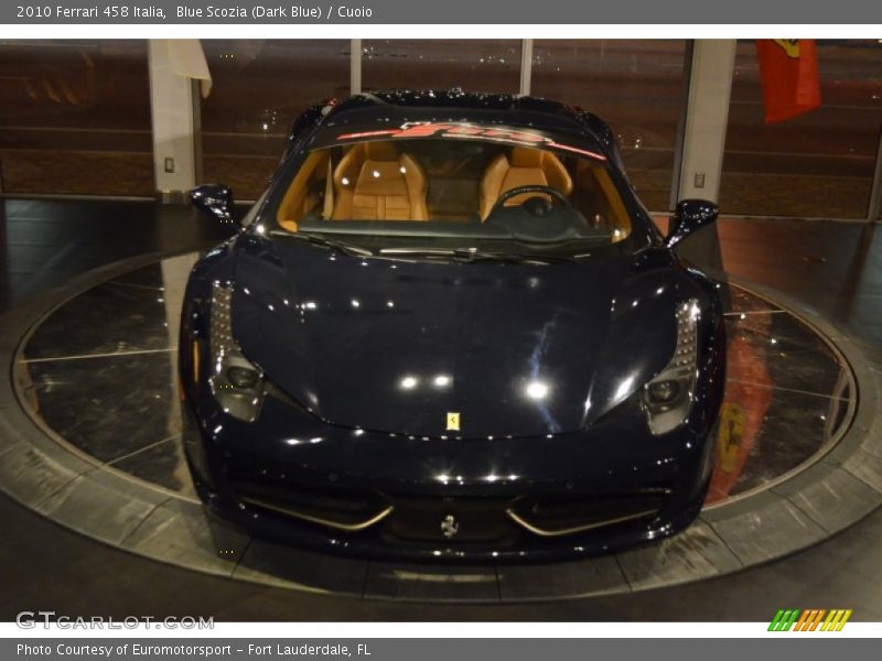 Blue Scozia (Dark Blue) / Cuoio 2010 Ferrari 458 Italia