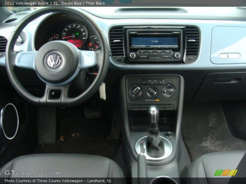 Denim Blue / Titan Black 2012 Volkswagen Beetle 2.5L