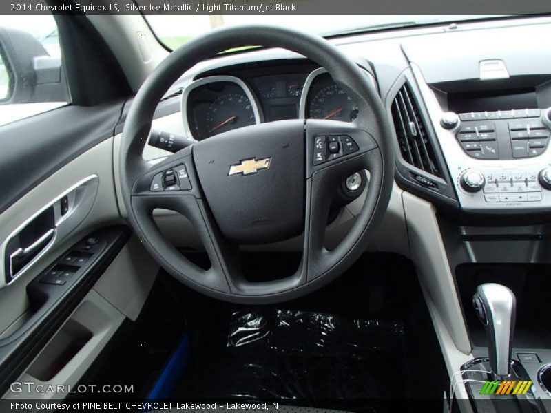 Silver Ice Metallic / Light Titanium/Jet Black 2014 Chevrolet Equinox LS