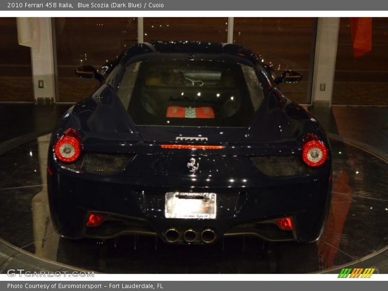 Blue Scozia (Dark Blue) / Cuoio 2010 Ferrari 458 Italia