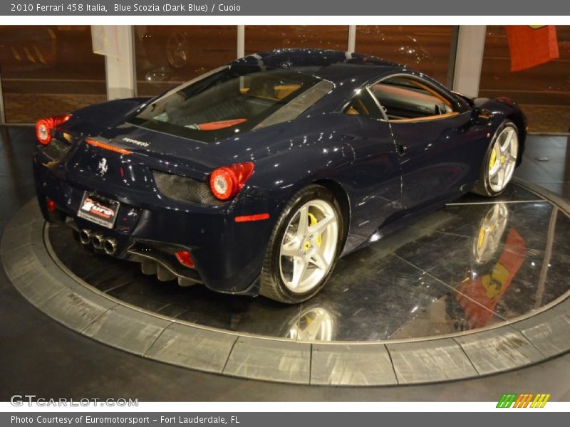 Blue Scozia (Dark Blue) / Cuoio 2010 Ferrari 458 Italia