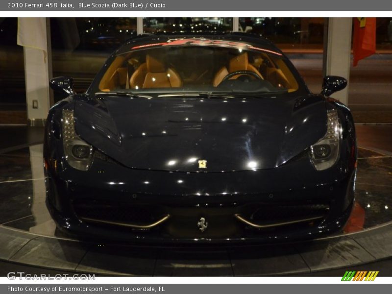 Blue Scozia (Dark Blue) / Cuoio 2010 Ferrari 458 Italia